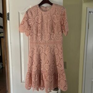 Shoshanna Paisley lace dress, knee length,  purchased from Saks Fifth Avenue